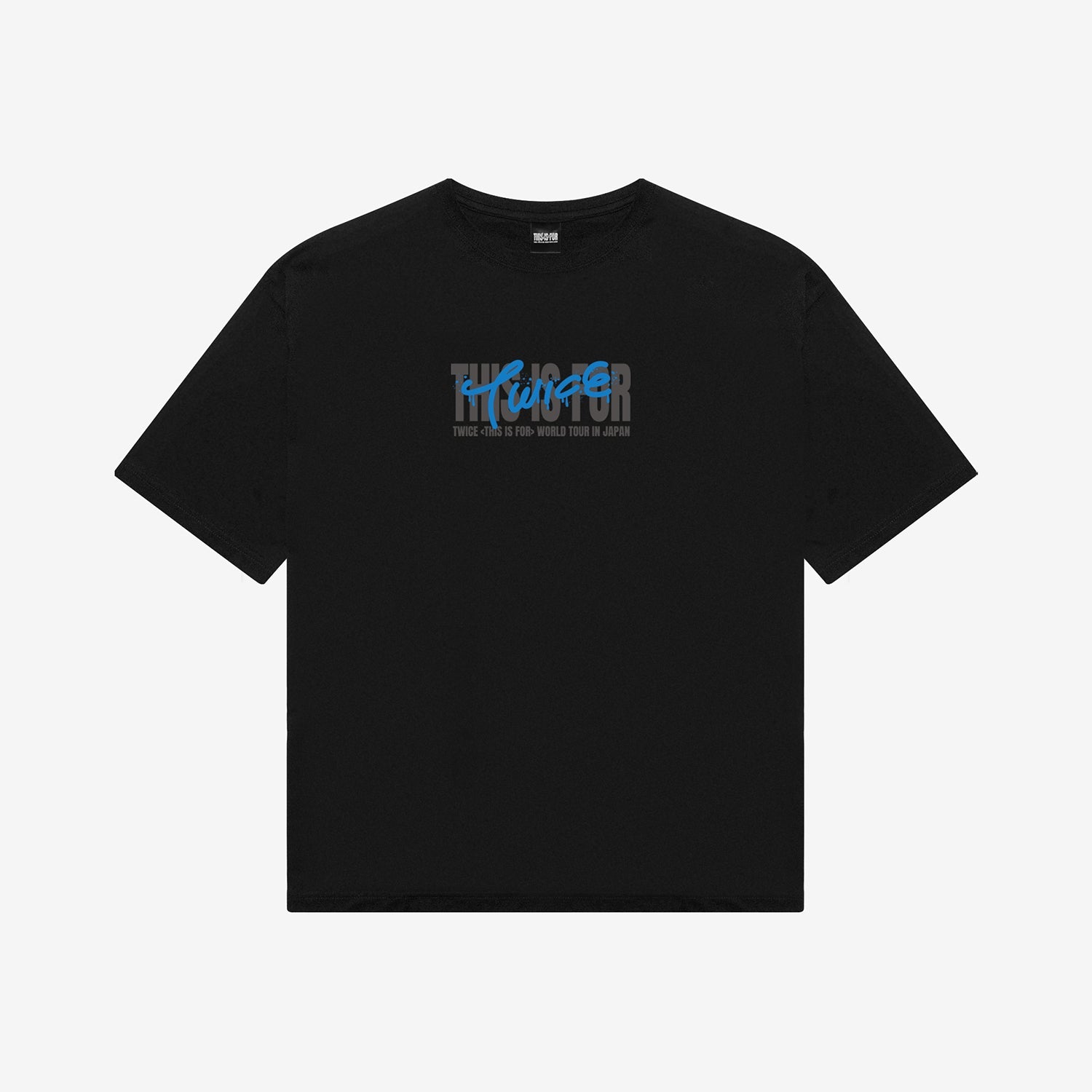 T-SHIRT〈BLACK〉【M】/ TZUYU / TWICE『THIS IS FOR』 – JYP JAPAN