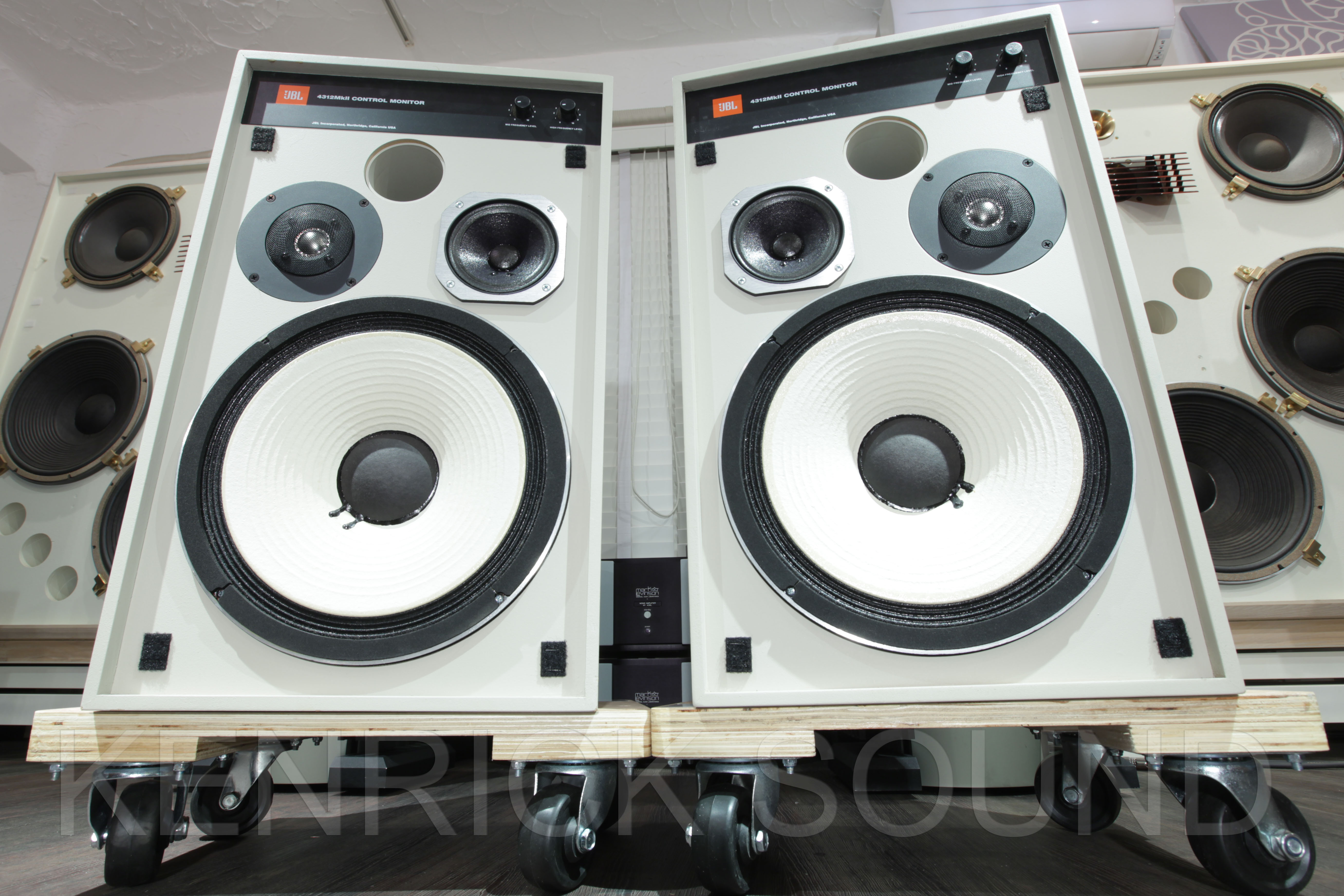 JBL 4312MK2(MKII) GY コンパクトモニタースピーカー美品・ペア