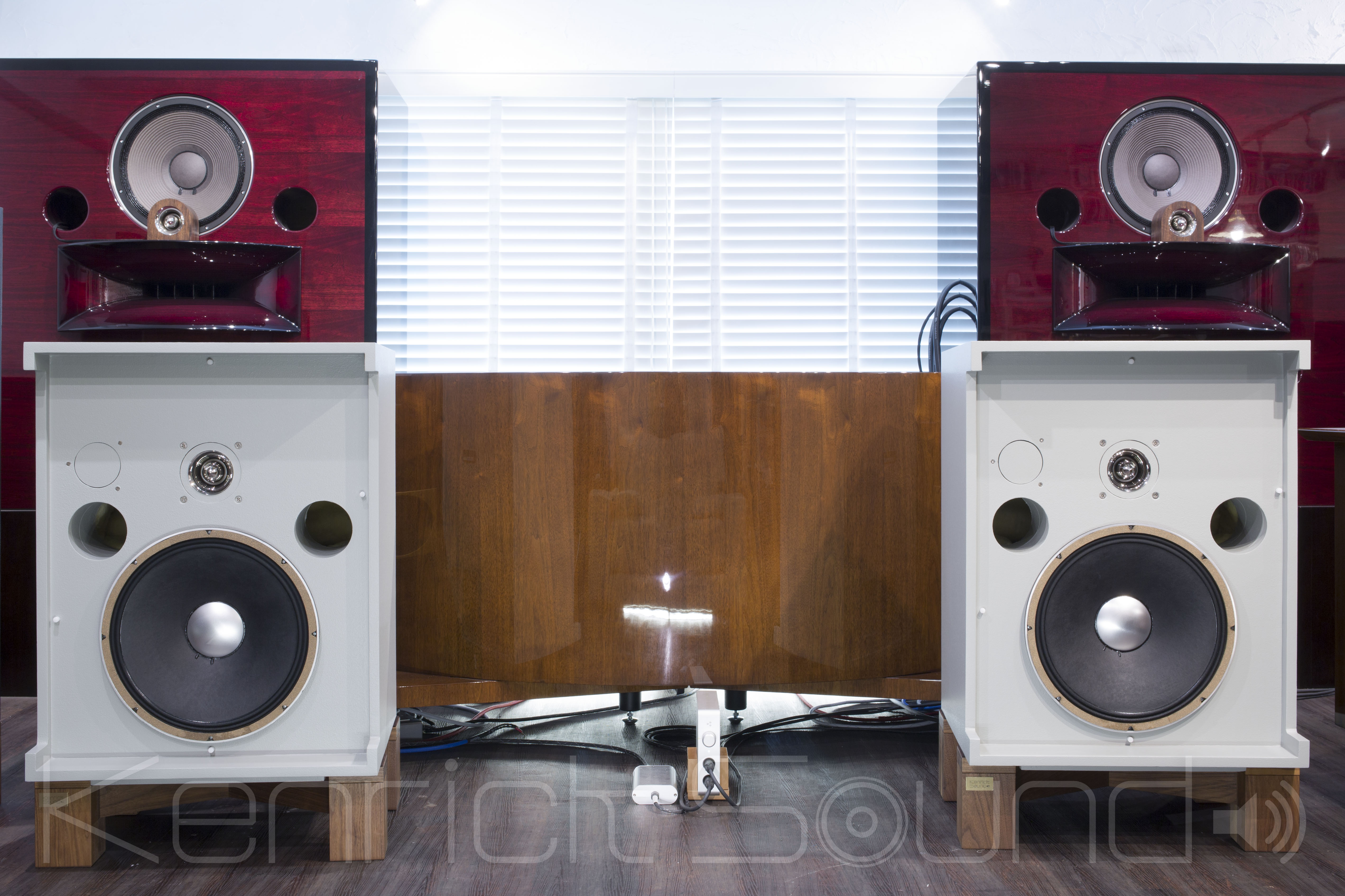 JBL 4320 アルニコ再着磁スペシャル D130+ステンレス075 トランス式ATT