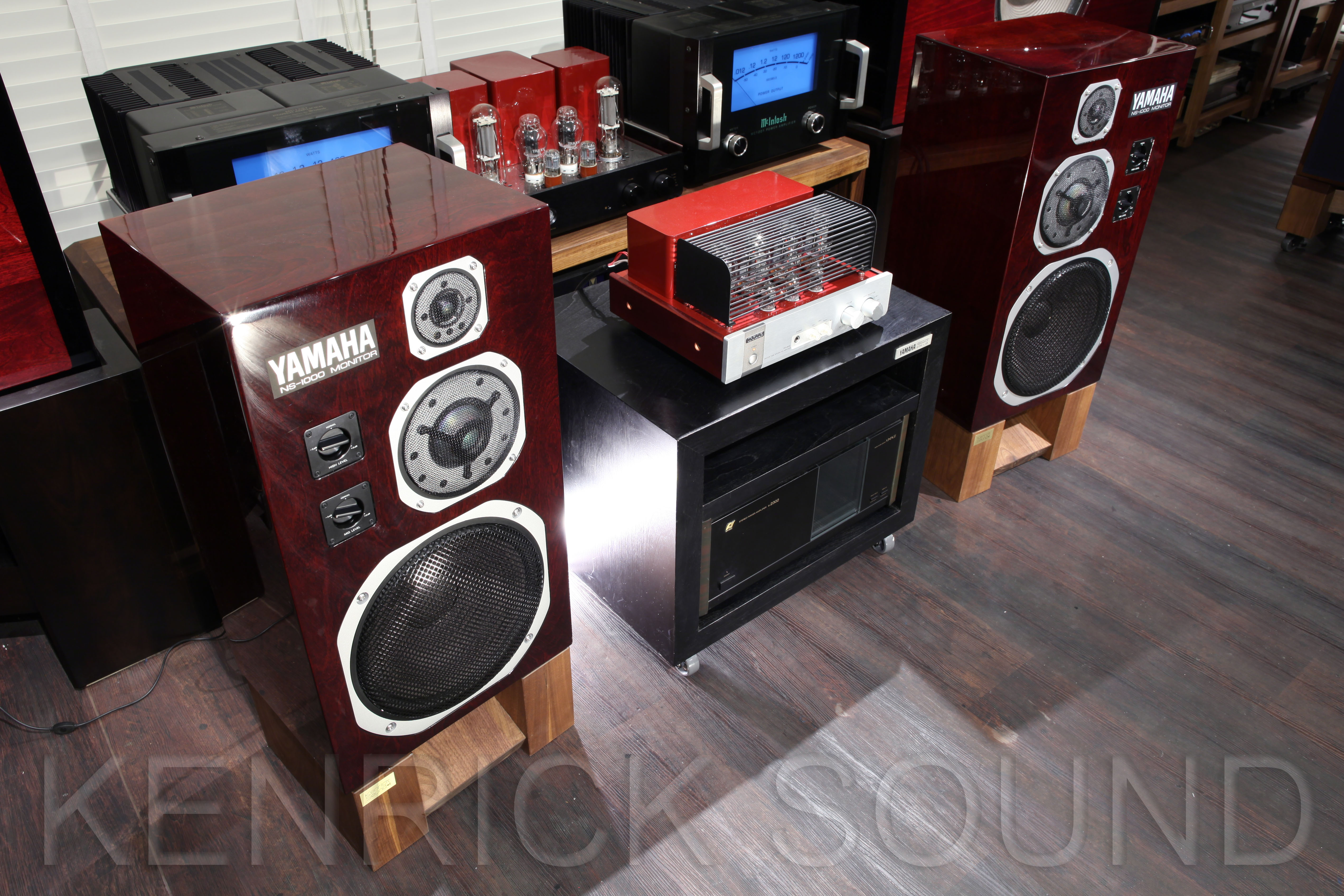 YAMAHA NS-1000M オーバーホール済 新品ローズウッドピアノ塗装