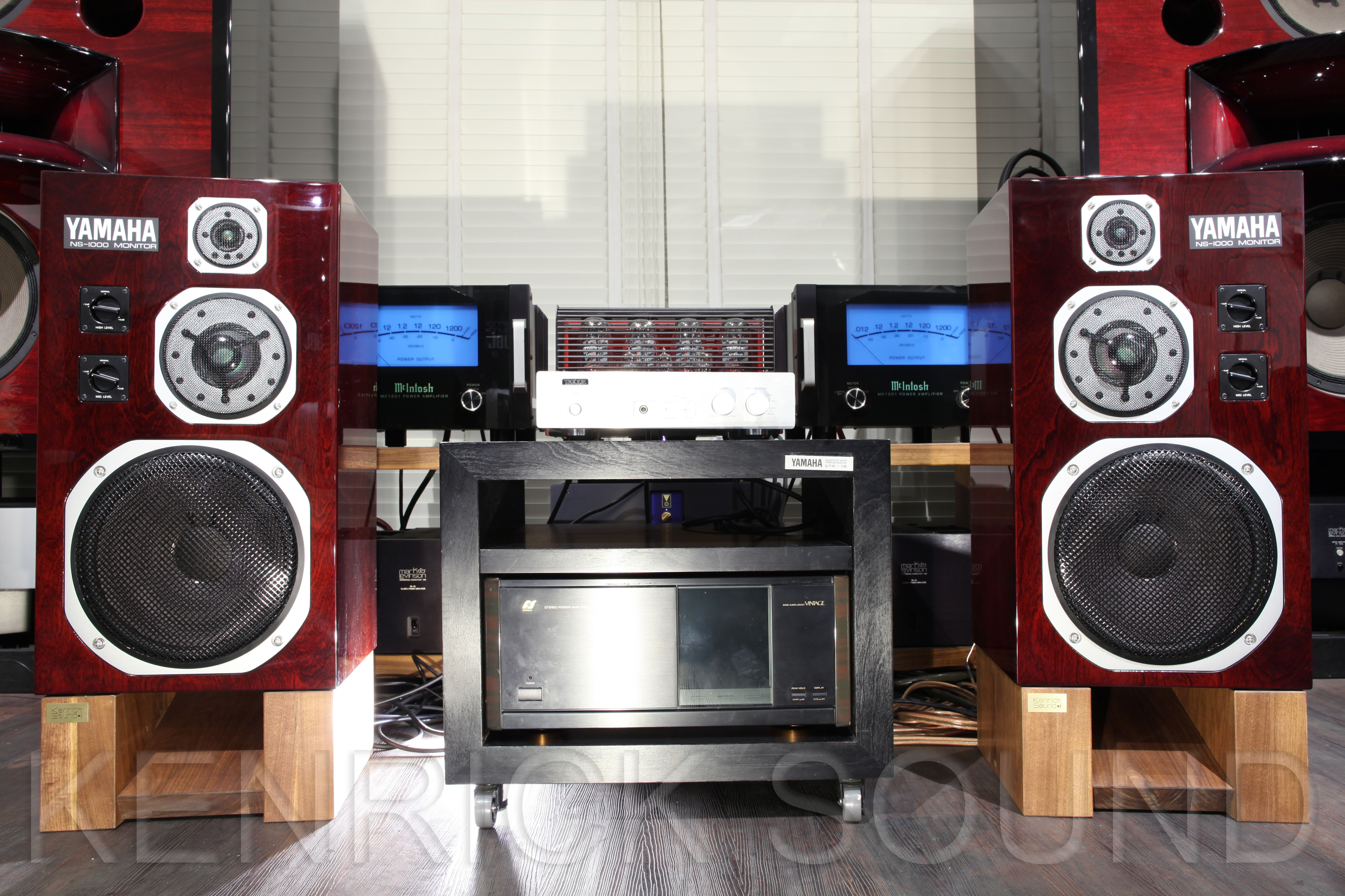 YAMAHA NS-1000M オーバーホール済 新品ローズウッドピアノ塗装