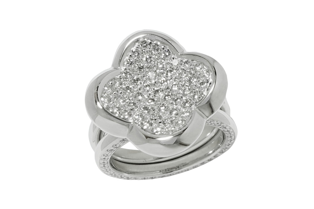 Diamond K18WGダイヤモンドリング (NO.50103) – JEX宝石ギャラリー