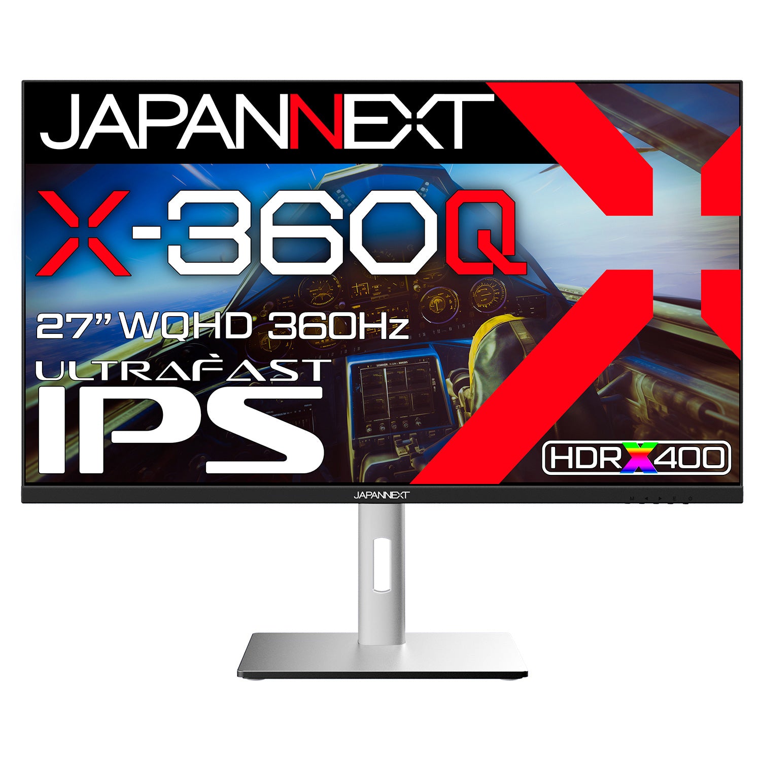 JAPANNEXT 27インチ ULTRA FAST IPSパネル搭載 360Hz対応 WQHD