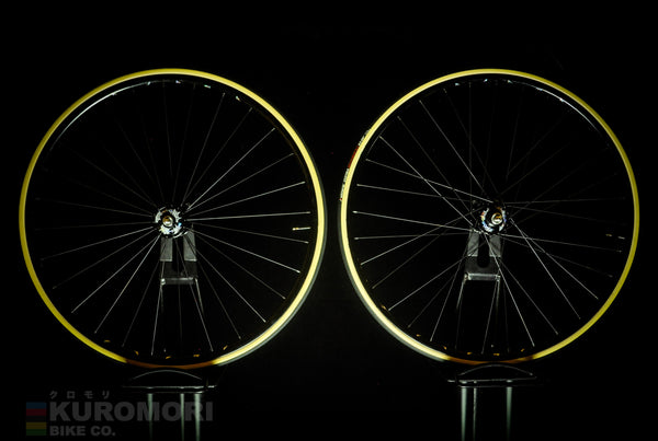 Araya ADX x Dura Ace in custom Black Anodize Track Wheelset
