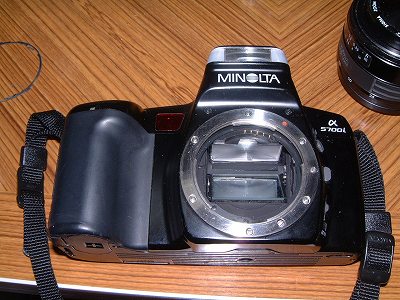 MINOLTA／アルファー・5700i。【シグマレンズ付き。持ち手僅かにキズ