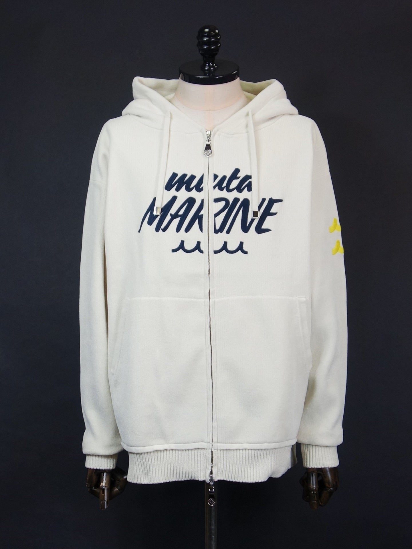 muta MARINE モールスムースニットジップアップパーカー MMTK-443384