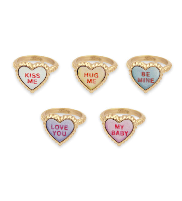SWEET HEART petit heart candy ring – Katie Tokyo