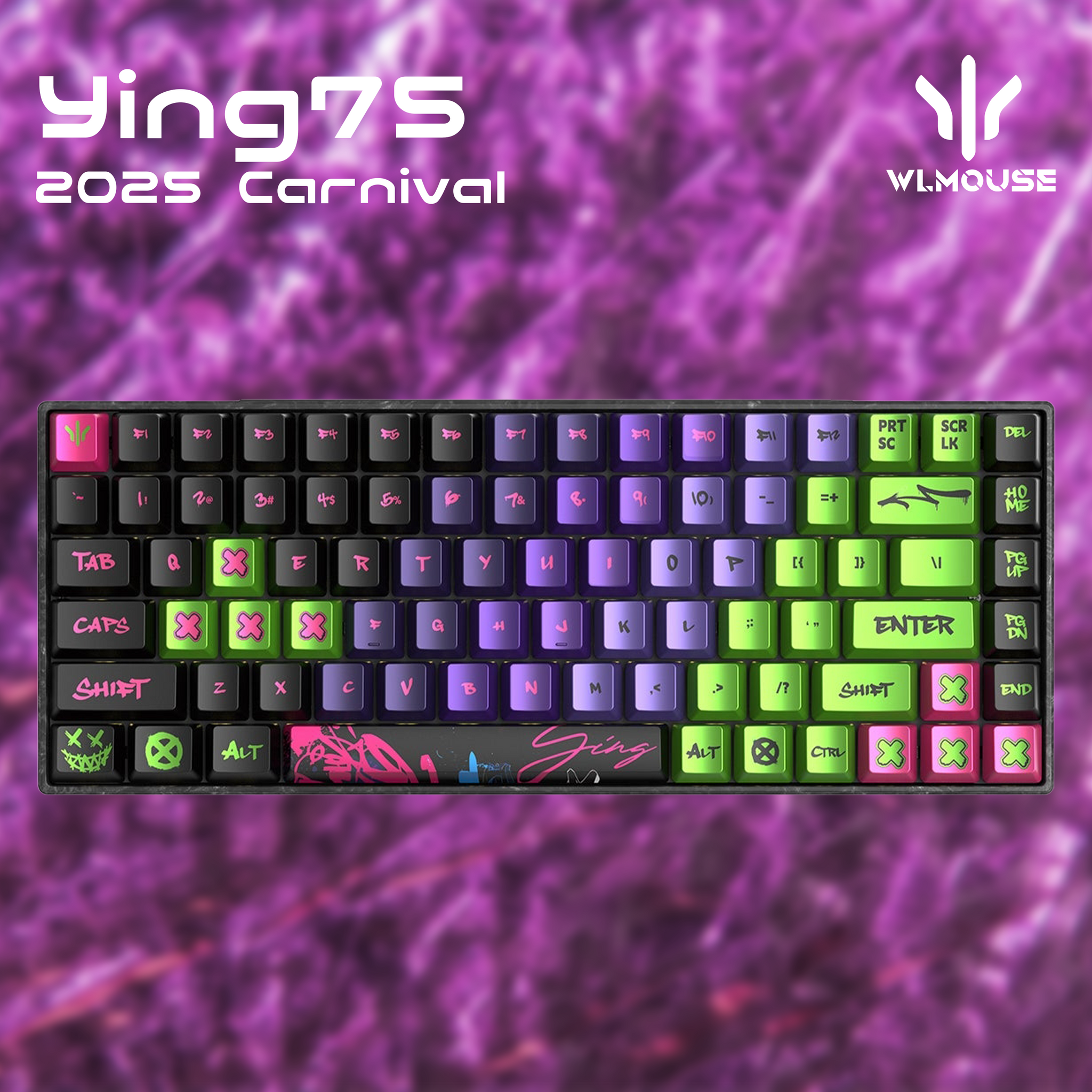 WLMOUSE 影75-Ying75 2025Carnival数量限定モデル【ゲーミングキーボード】