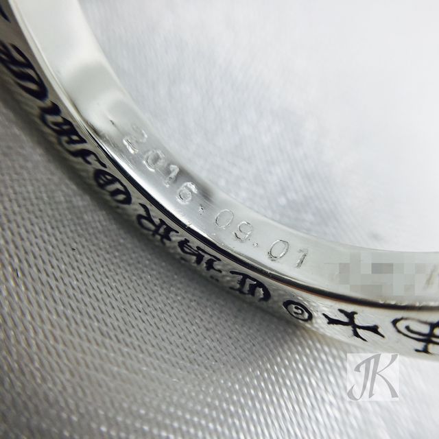 クロムハーツリングへの刻印加工- 手打ち編