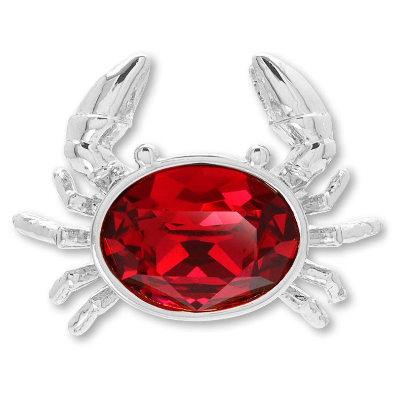 石座チャーム カニ スカーレット/SV – 貴和製作所オンラインストア