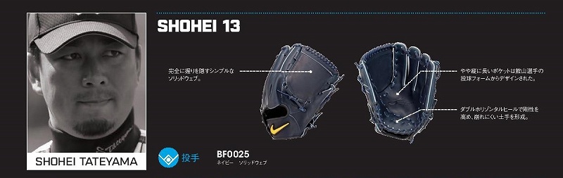 NIKE オーダーグローブ ナイキ硬式グラブ