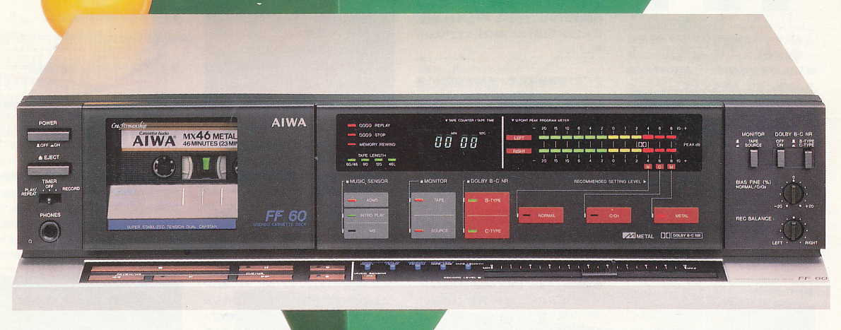 週末値下【ジャンク】AIWA FF8カセットデッキ 週末値下【ジャンク