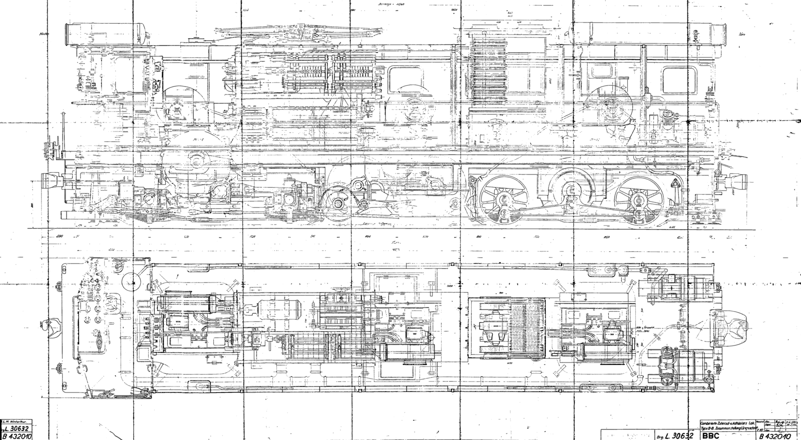 一枚の図面から 32 機関車編 アプトの機関車 10040(ED41): 汽車好き