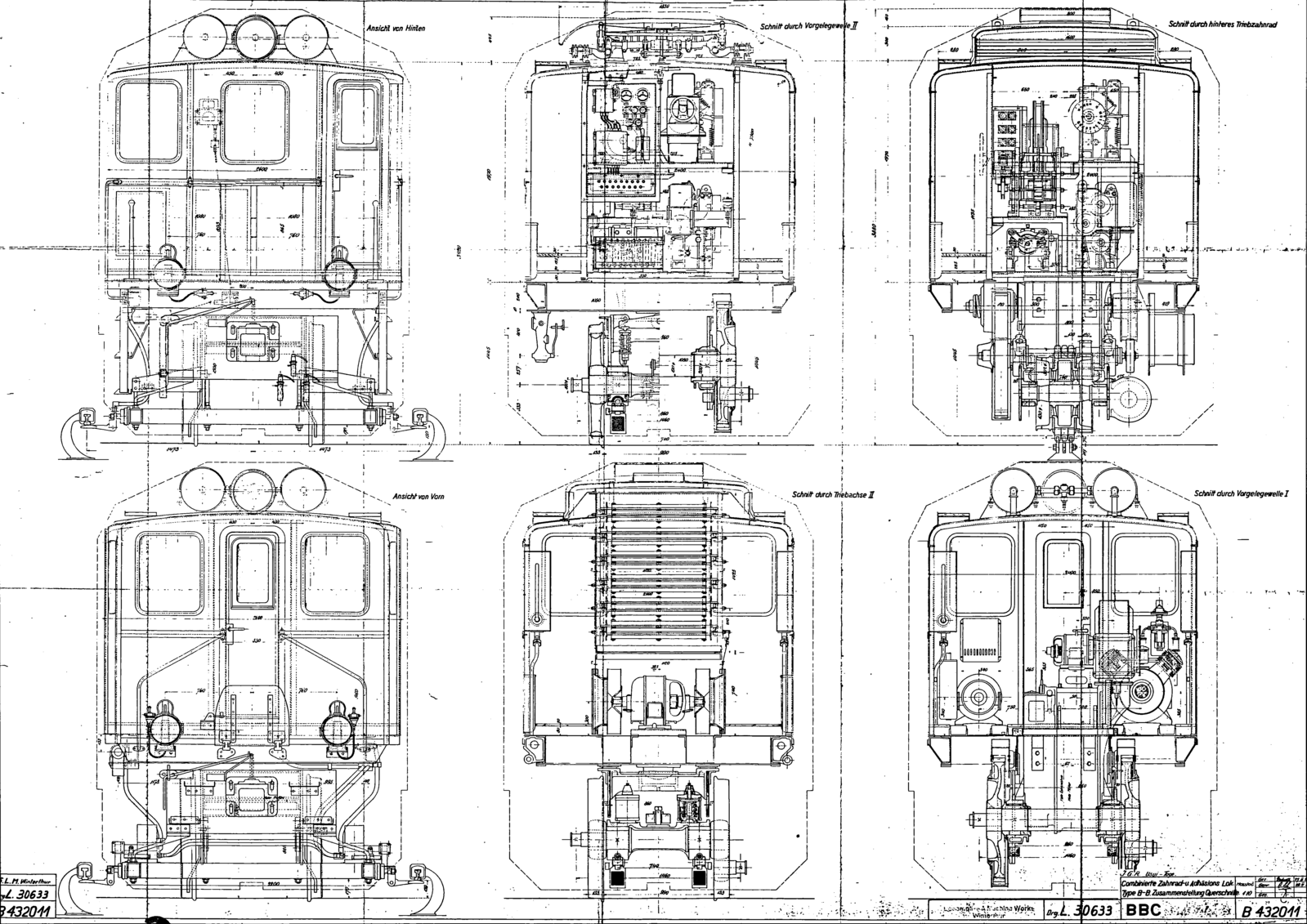 一枚の図面から 32 機関車編 アプトの機関車 10040(ED41): 汽車好き