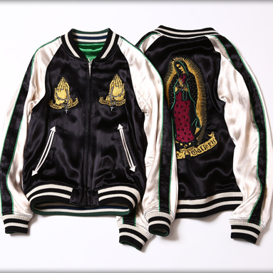 RUDEGALLERY】マリア×ヌード スカジャン(ロッキンジェリービーン)新作