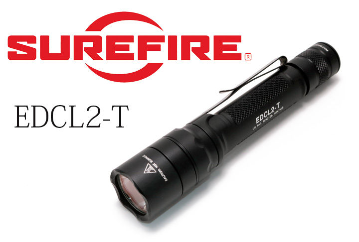 SUREFIRE EDCL2-T LED Everyday Carry フラッシュライト : アカリ