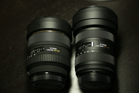 レンズ】新型から旧型へ 12-24mm F4.5-5.6 EX DG ASPHERICAL HSM