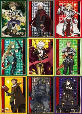 赤のセイバー、赤のアーチャーなど スリーブ9種 予約が始まっています