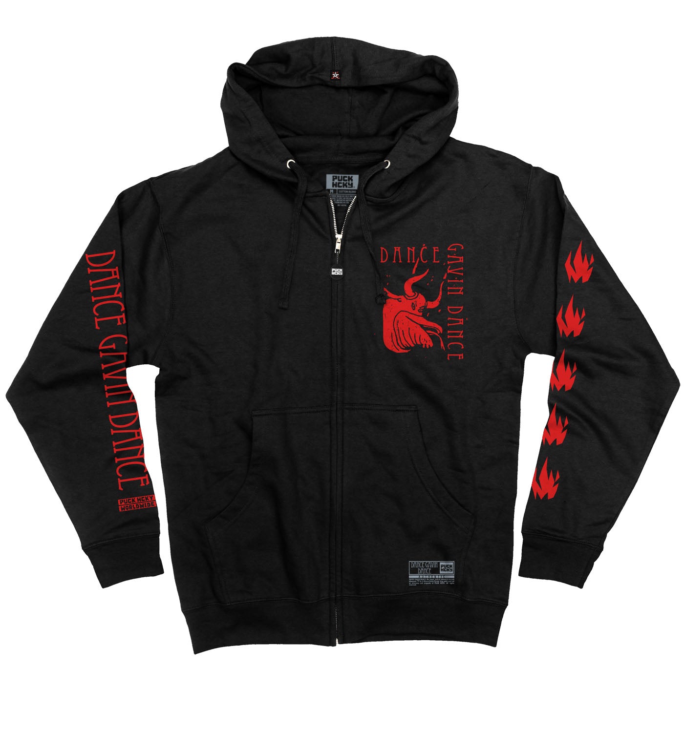 Dance Gavin Dance 'Afterburner' Zip Hockey Hoodie – PUCK HCKY