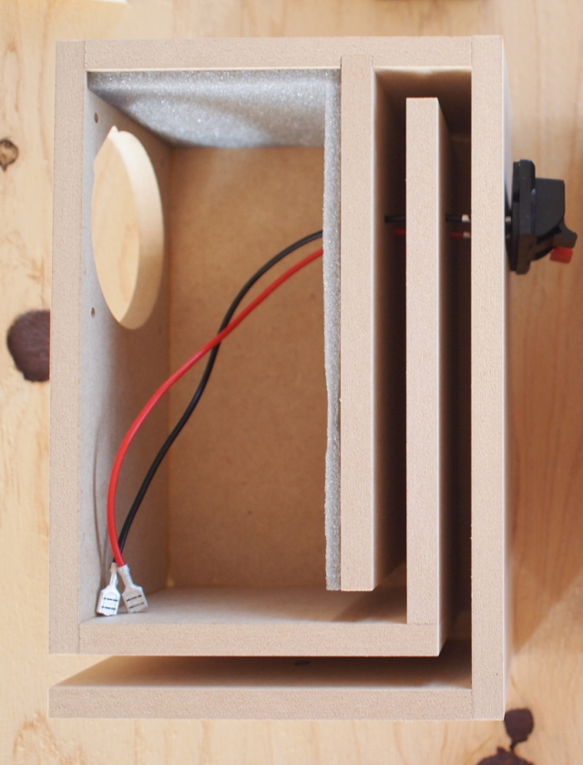 MOOK付録のラビリンス・バスレフ箱（MarkAudio OM-MF4用）を検証