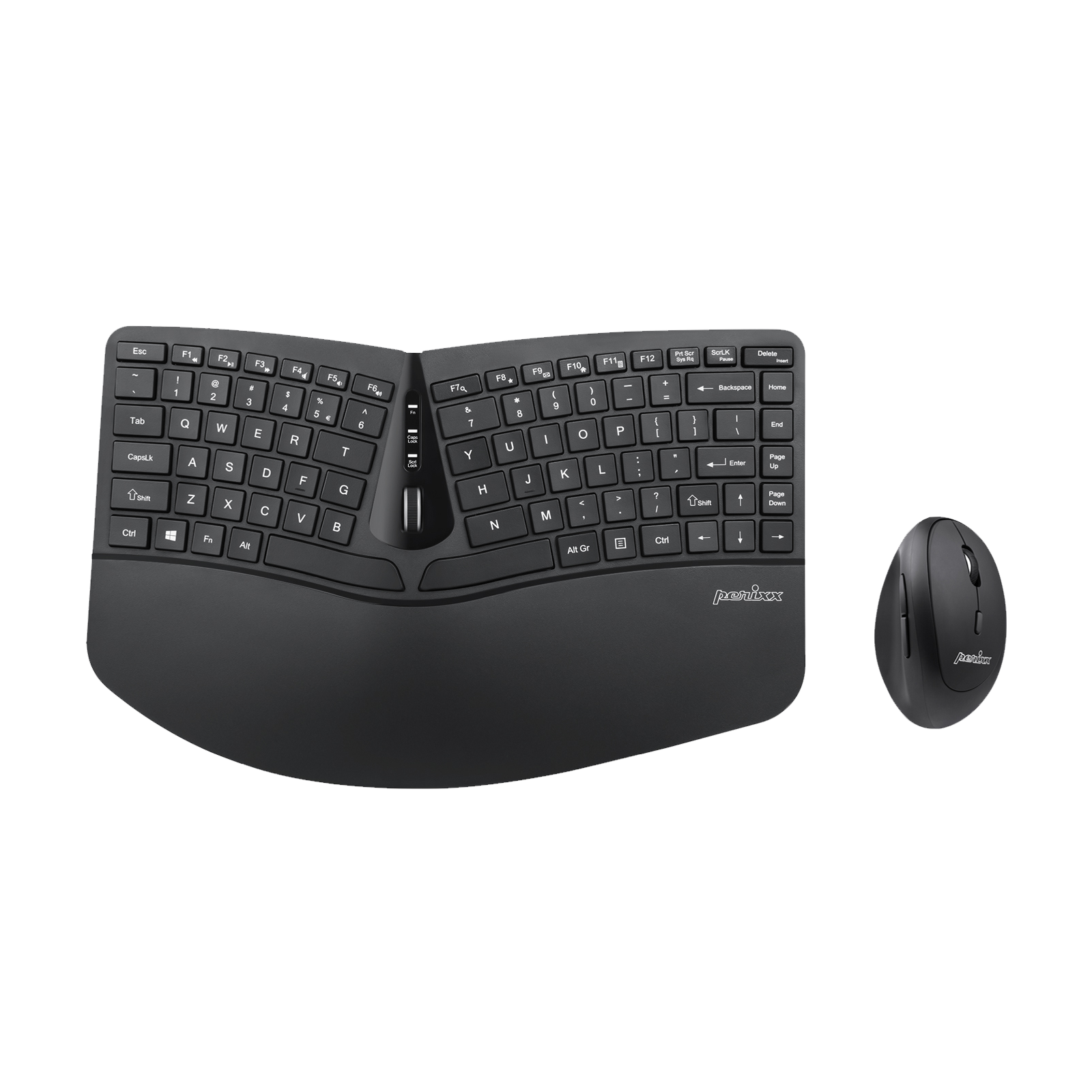 PERIDUO-606US エルゴノミクスキーボード ワイヤレス マウスセット