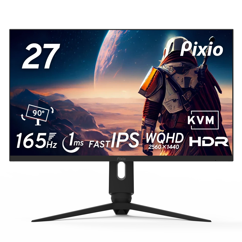 PX277PRO | 27インチ 165Hz WQHD Fast IPSゲーミングモニター | Pixio
