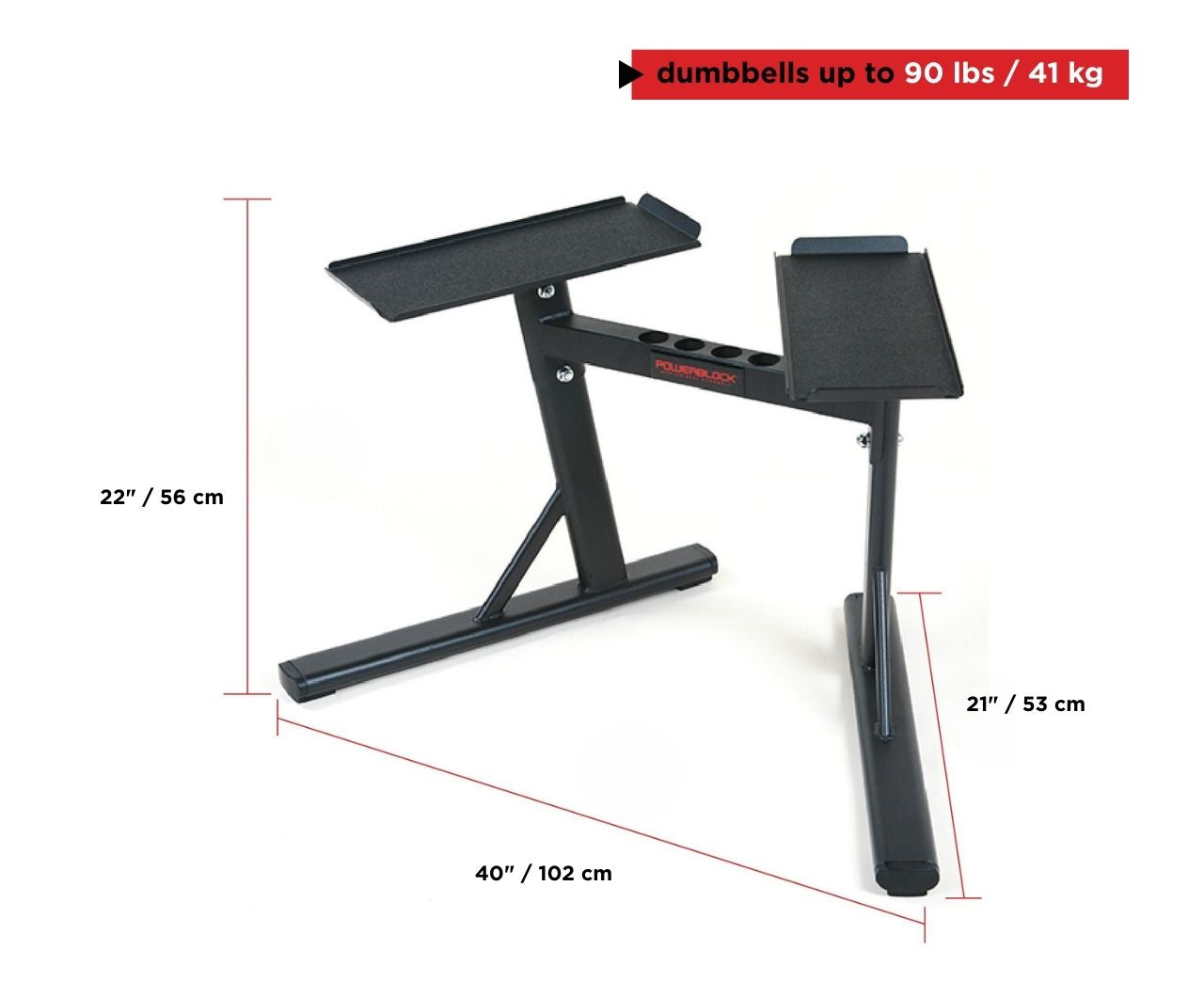 PowerMax Stand | PowerBlock Adjustable Dumbbells