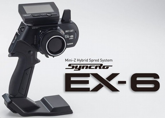 KYOSHO MHS／ASF コンパチブル 2.4GHzシステム送信機 Syncro EX-6