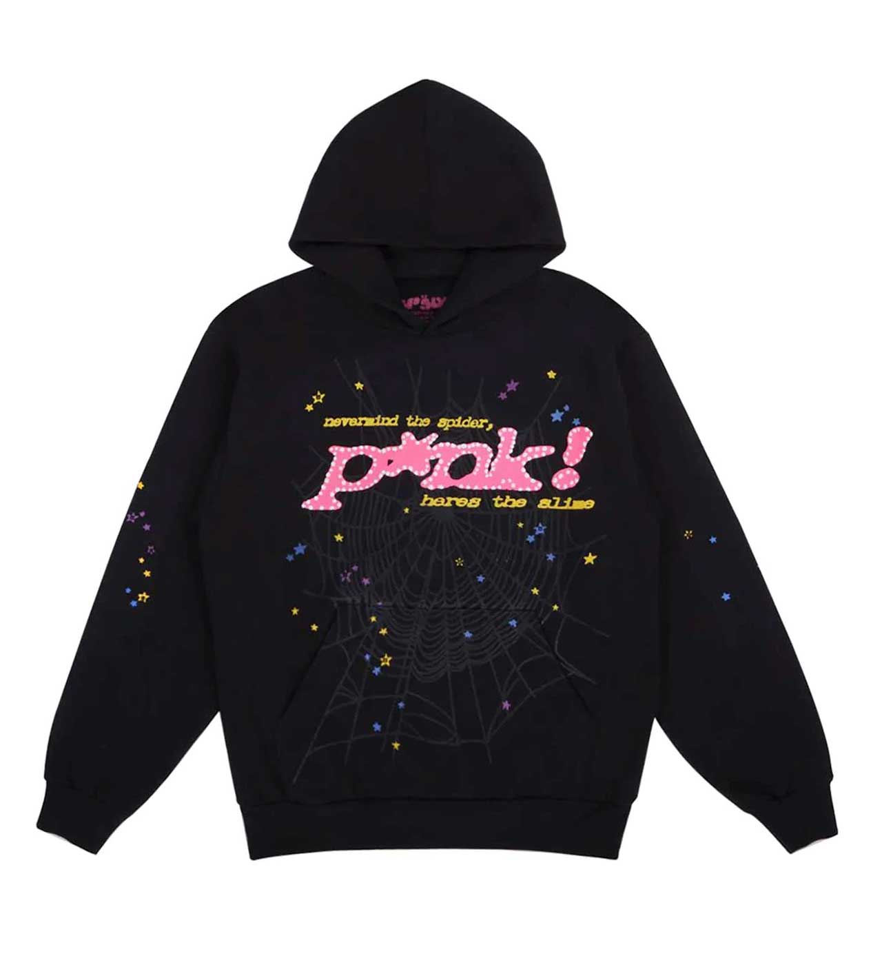 Sp5der P*nk Hoodie Black | Restock AR