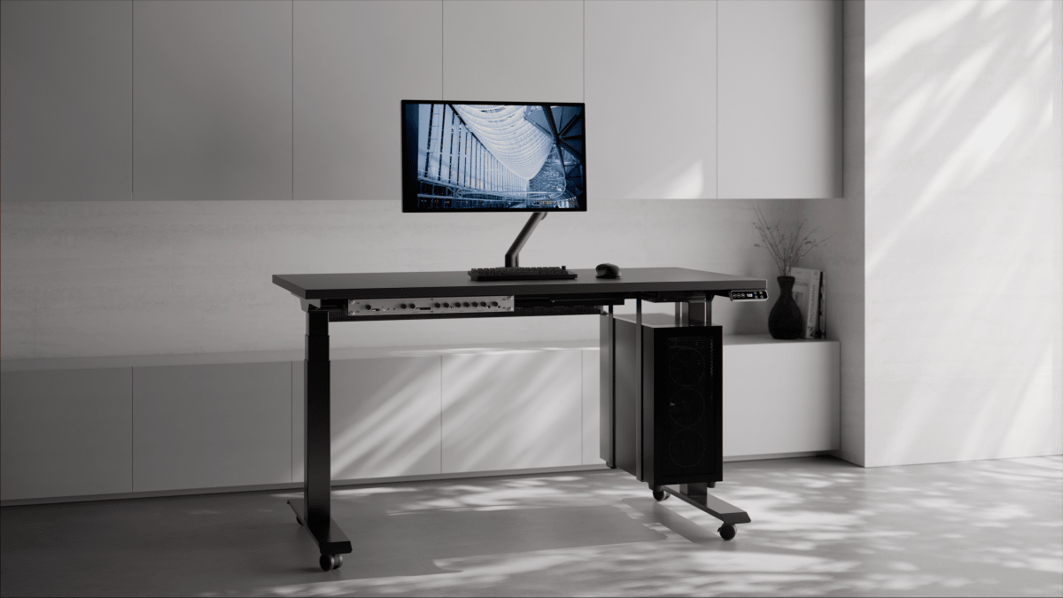 モジュール式電動昇降デスク METRO DARK / Standing - FlexiSpot E7