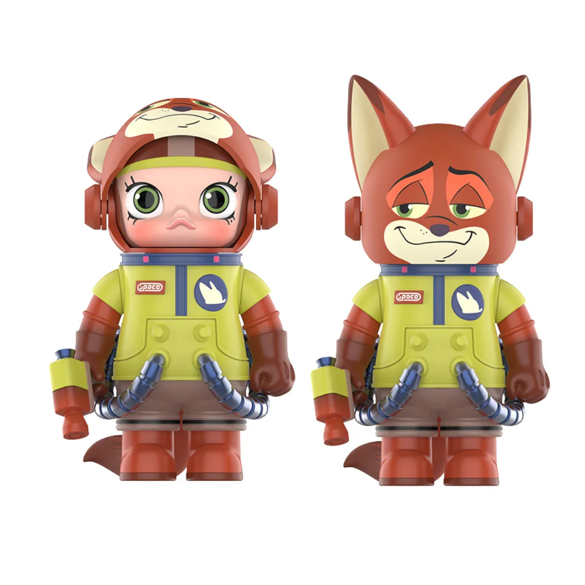 Pop Mart Mega Space Molly Zootopia Judy & Nick Set 100% – ri-son