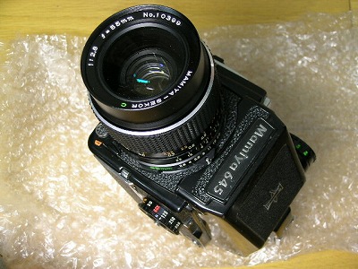 中判カメラ：マミヤ セコール C 55mmF2．8（M645用