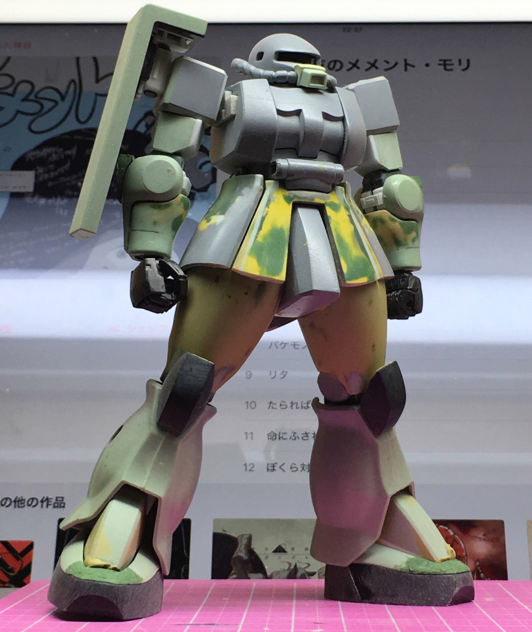 HGUC ザクⅡ #02 - ろろのブログ-主にガンプラ制作の記録