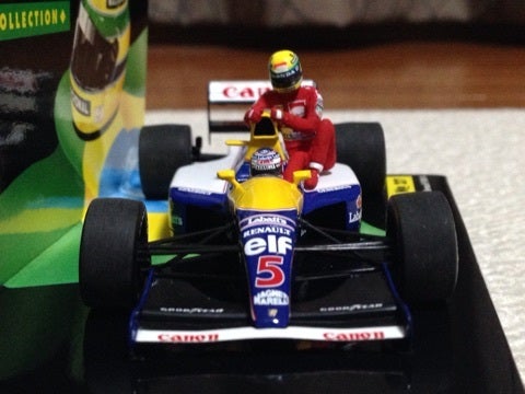 アイルトンセナVSナイジェルマンセルタクシーミニチャンプスミニカー
