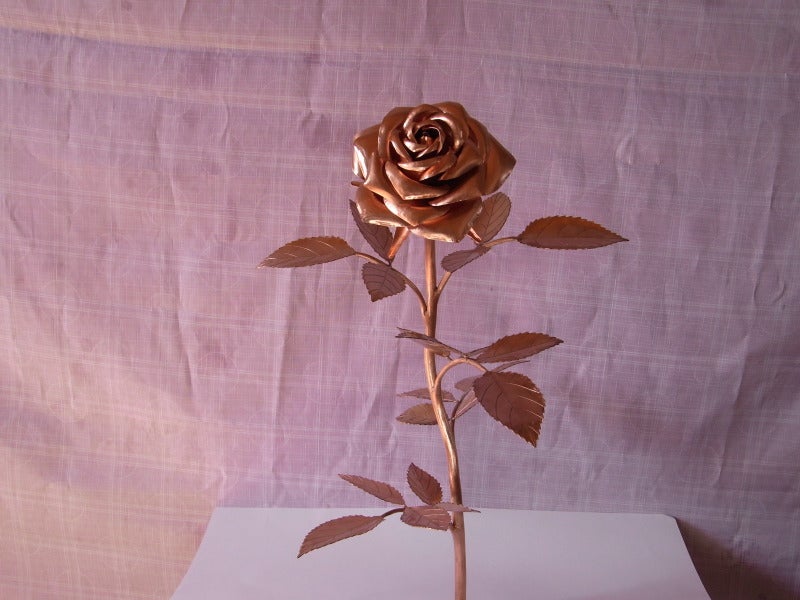 銅板で薔薇を作りました～♪ | タニチャンの製作日記