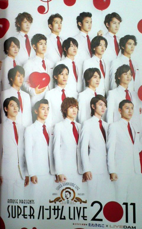 スーパーハンサムライブ2011メモリアルステージフォト サイリウム付