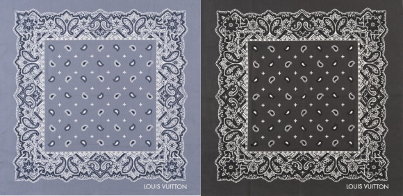 ルイ・ヴィトンの「モノグラムフラワー・バンダナ」を、ドーバー