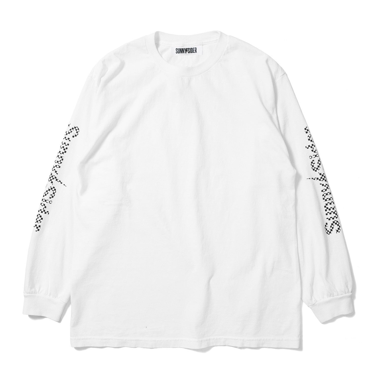 2025 AW / SunnyChecker LongsleeveTshirt White – サニーシーサイダー