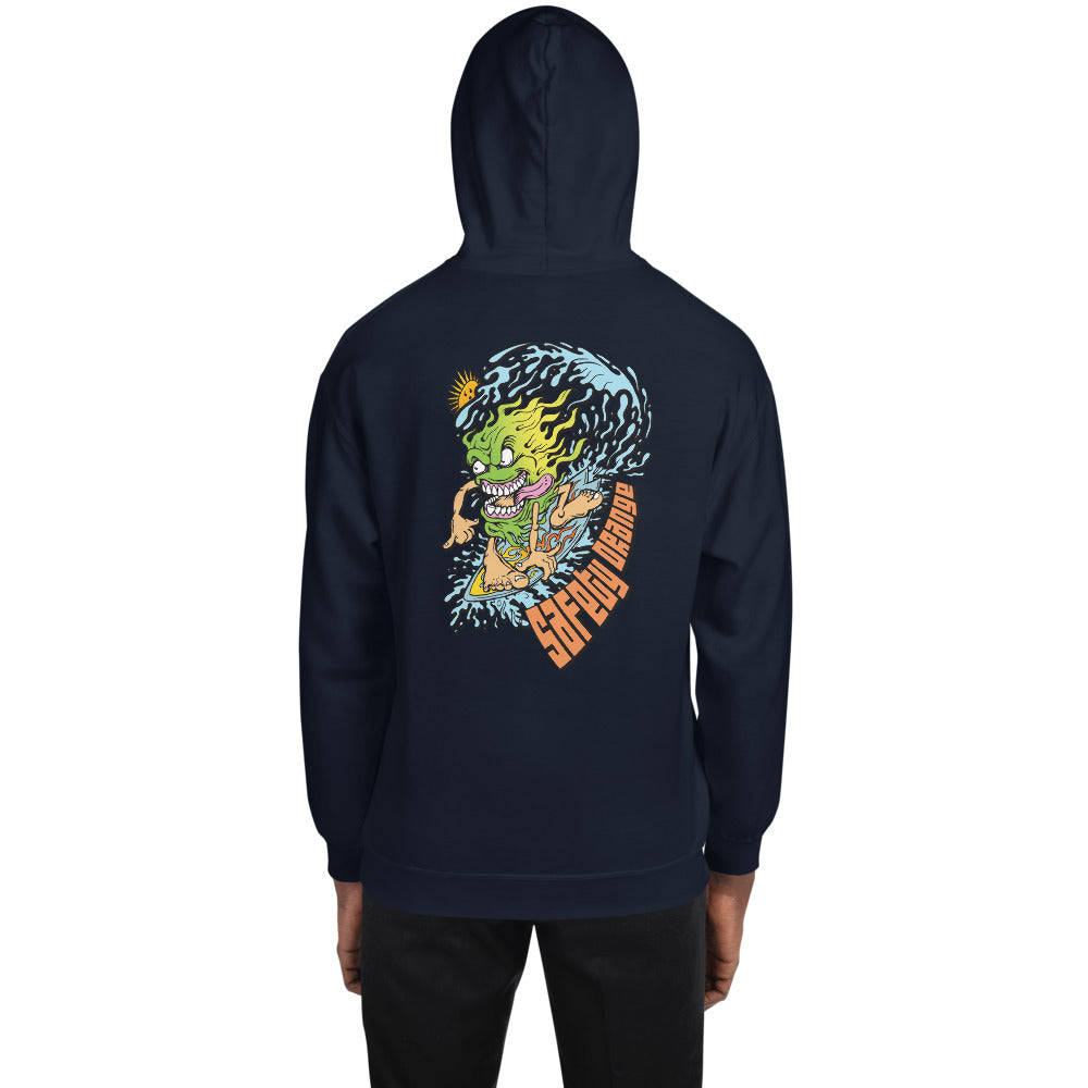 Surf Monster Hoodie – Safety Orange