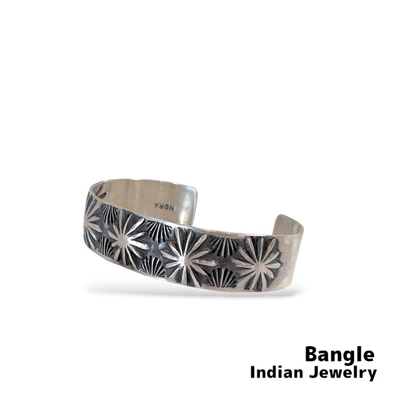 インディアンジュエリー ナバホ リポウス バングル NORA TAHE 手首18cm