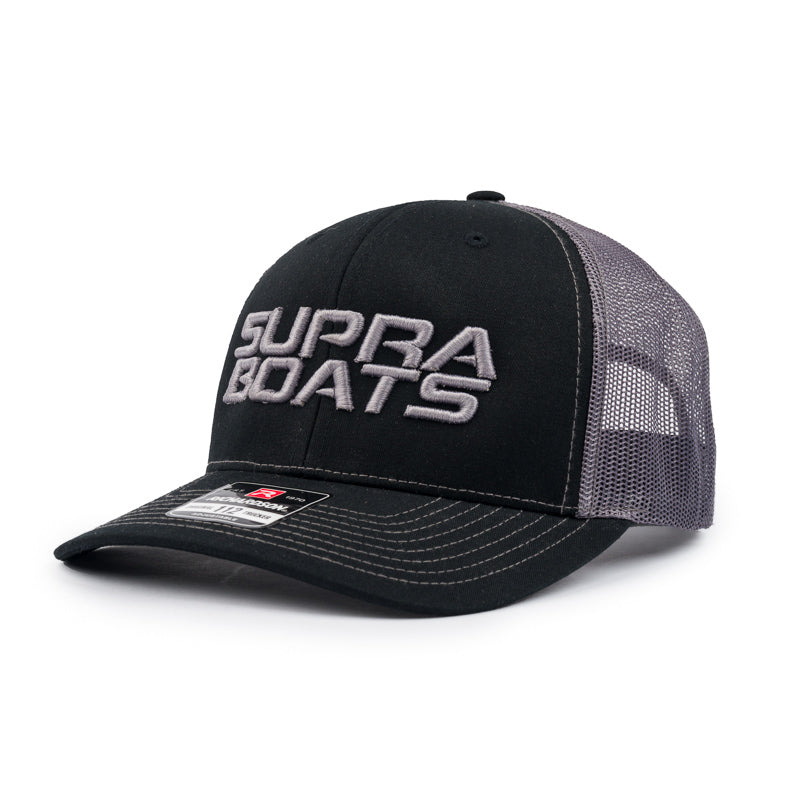 Supra Richardson Trucker Cap - Black / Charcoal – Skier's Choice
