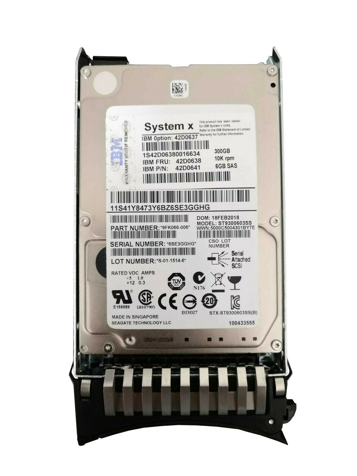 IBM 42D0638 300GB 2.5