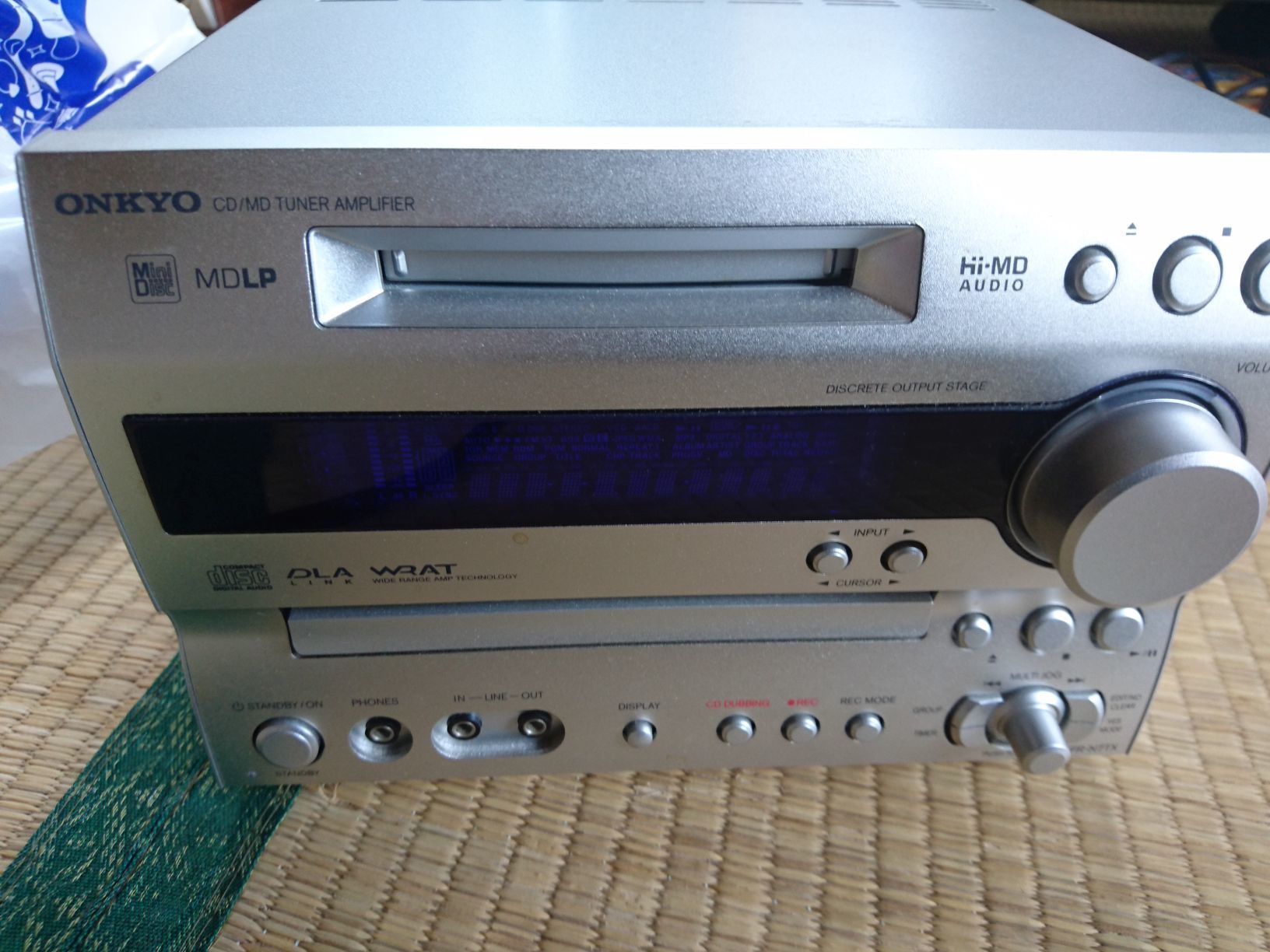 ONKYO MDコンポ FR-N7TX CDトレイ不良メンテ | 自由日記J -ジャンカー