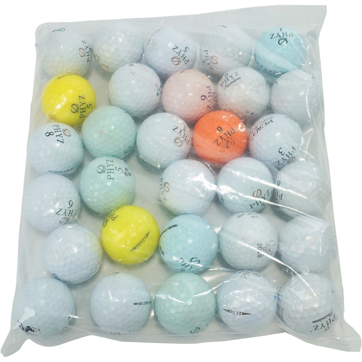 BRIDGESTONE PHYZ各種混合 ボール 30個セット(ボール（ロスト）)|Lost
