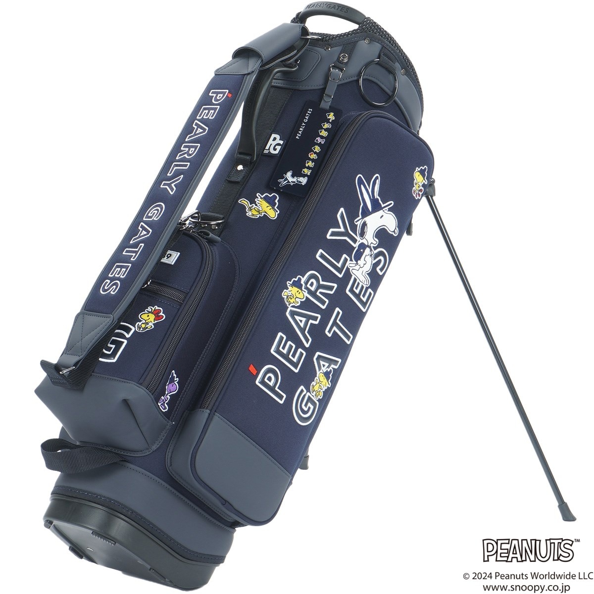 PEARL GATES スヌーピー柄 ゴルフバッグ 89 PEARL GATES スヌーピー柄