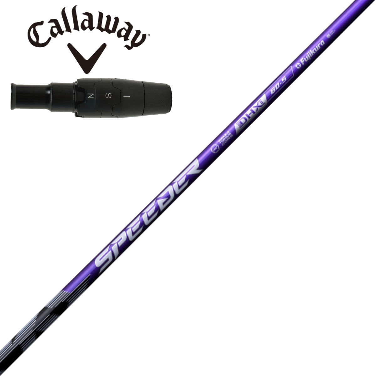 キャロウェイ ドライバー用 SPEEDER NX VIOLET スリーブ付きシャフト