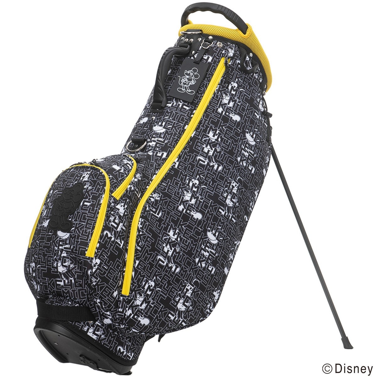モノトーン ミッキーゴルフ スタンドキャディバッグ(【男性】キャディ