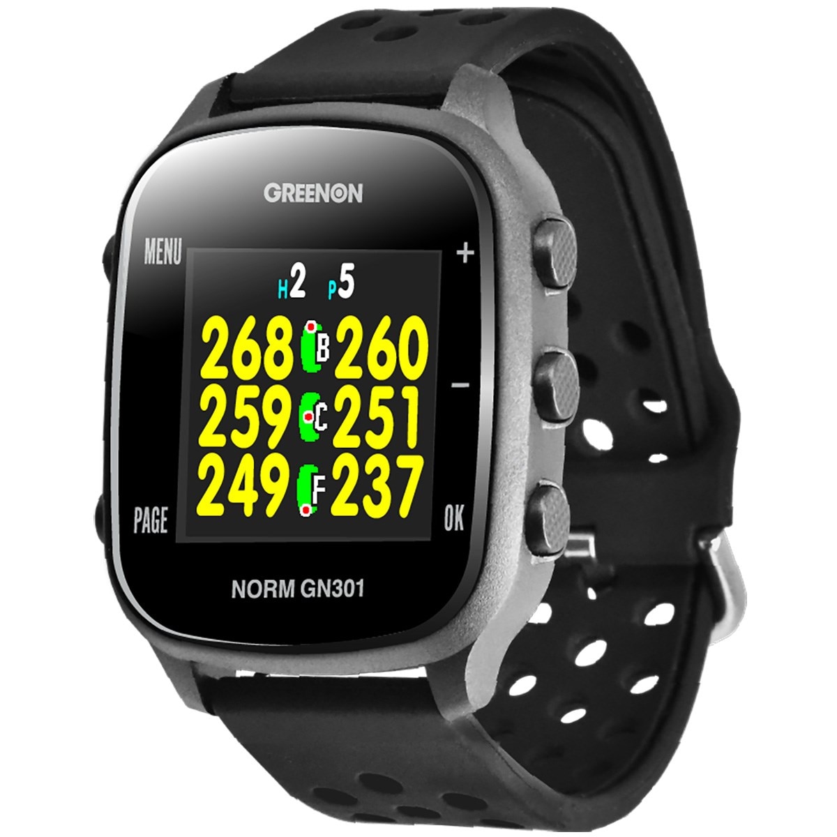 ゴルフウォッチ ノルム GN301(距離測定器)|GREENON(グリーンオン)の