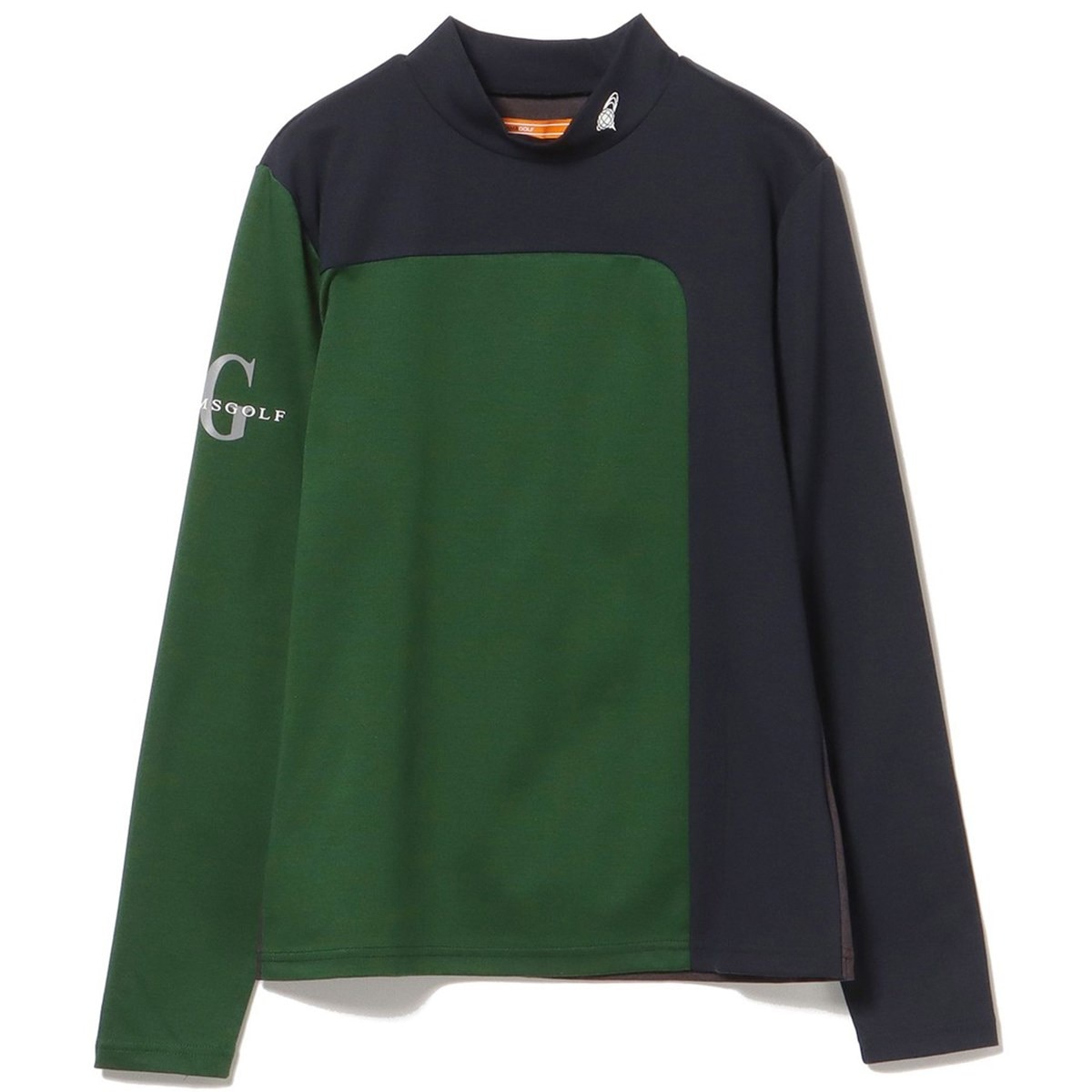 ORANGE LABEL カラーブロック モックネックシャツ レディス(長袖シャツ