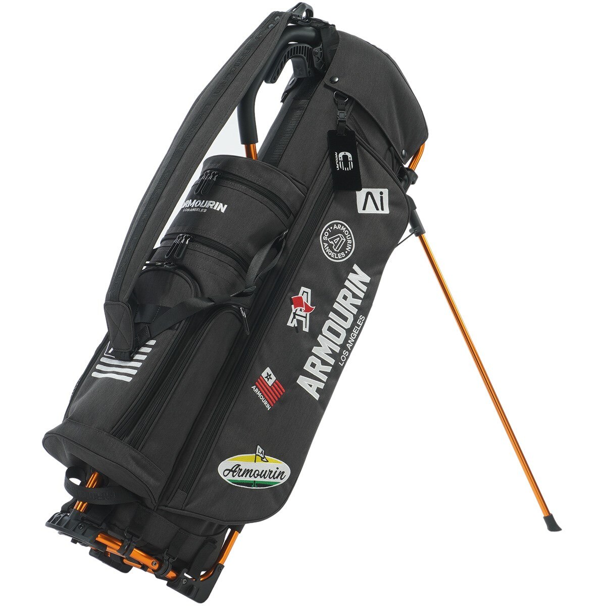 PRO MODEL8.5 ORANGE FRAME／Embroidery スタンドキャディバッグ